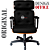 Cadeira Design Office Eames Signature Presidente Black com Rodinhas - Anti Risco - Capa em Madeira - Preto - Imagem 11
