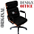 Cadeira Design Office Eames Signature Presidente Black com Rodinhas - Anti Risco - Capa em Madeira - Preto - Imagem 8