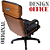 Cadeira Design Office Eames Signature Presidente Black com Rodinhas - Anti Risco - Capa em Madeira - Preto - Imagem 4