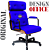 Cadeira Design Office Eames Signature Presidente Black com Rodinhas - Anti Risco - Capa em Madeira - Azul Royal - Imagem 7