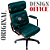 Cadeira Design Office Eames Signature Presidente Black com Rodinhas - Anti Risco - Capa em Madeira - Verde - Imagem 3