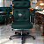 Cadeira Design Office Eames Signature Presidente Black com Rodinhas - Anti Risco - Capa em Madeira - Verde - Imagem 2