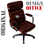 Cadeira Design Office Eames Signature Presidente Black com Rodinhas - Anti Risco - Capa em Madeira - Vermelho Vinho - Imagem 3
