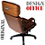 Cadeira Design Office Eames Signature Presidente Black com Rodinhas - Anti Risco - Capa em Madeira - Vermelho Vinho - Imagem 5