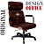 Cadeira Design Office Eames Signature Presidente Black com Rodinhas - Anti Risco - Capa em Madeira - Vermelho Vinho - Imagem 7