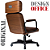 Cadeira Design Office Eames Signature Presidente Black com Rodinhas - Anti Risco - Capa em Madeira - Vermelho Vinho - Imagem 4