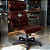 Cadeira Design Office Eames Signature Presidente Black com Rodinhas - Anti Risco - Capa em Madeira - Vermelho Vinho - Imagem 1