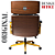 Cadeira Design Office Eames Signature Presidente Dourada com Rodinhas - Anti Risco - Capa em Madeira - Cinza Escuro - Imagem 3