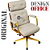 Cadeira Design Office Eames Signature Presidente Dourada com Rodinhas - Anti Risco - Capa em Madeira - Cinza Claro - Imagem 6