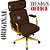 Cadeira Design Office Eames Signature Presidente Dourada com Rodinhas - Anti Risco - Capa em Madeira - Marrom - Imagem 6