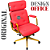 Cadeira Design Office Eames Signature Presidente Dourada com Rodinhas - Anti Risco - Capa em Madeira - Rosa Pink - Imagem 6