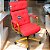 Cadeira Design Office Eames Signature Presidente Dourada com Rodinhas - Anti Risco - Capa em Madeira - Rosa Pink - Imagem 1