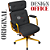 Cadeira Design Office Eames Signature Presidente Dourada com Rodinhas - Anti Risco - Capa em Madeira - Verde - Imagem 7