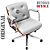 Cadeira Design Office Eames Signature Diretor Cromada com Rodinhas Anti Risco - Capa em Madeira - Branco - Imagem 3