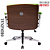 Cadeira Design Office Eames Signature Diretor Cromada com Rodinhas Anti Risco - Capa em Madeira - Verde Limão - Imagem 5