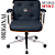 Cadeira Design Office Eames Signature Diretor Cromada com Rodinhas Anti Risco - Capa em Madeira - Azul Marinho - Imagem 5