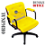 Cadeira Design Office Eames Signature Diretor Black com Rodinhas Anti Risco - Capa em Madeira - Amarelo - Imagem 3