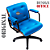 Cadeira Design Office Eames Signature Diretor Black com Rodinhas Anti Risco - Capa em Madeira - Azul Bebê - Imagem 5