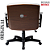 Cadeira Design Office Eames Signature Diretor Black com Rodinhas Anti Risco - Capa em Madeira - Branco - Imagem 4