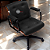 Cadeira Design Office Eames Signature Diretor Black com Rodinhas Anti Risco - Capa em Madeira - Marrom Café - Imagem 1