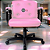 Cadeira Design Office Eames Signature Diretor Black com Rodinhas Anti Risco - Capa em Madeira - Rosa Claro - Imagem 2