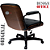 Cadeira Design Office Eames Signature Diretor Black com Rodinhas Anti Risco - Capa em Madeira - Cinza Escuro - Imagem 6