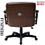 Cadeira Design Office Eames Signature Diretor Black com Rodinhas Anti Risco - Capa em Madeira - Cinza Escuro - Imagem 5