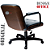 Cadeira Design Office Eames Signature Diretor Black com Rodinhas Anti Risco - Capa em Madeira - Cinza Claro - Imagem 6