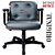 Cadeira Design Office Eames Signature Diretor Black com Rodinhas Anti Risco - Capa em Madeira - Cinza Claro - Imagem 4