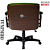 Cadeira Design Office Eames Signature Diretor Black com Rodinhas Anti Risco - Capa em Madeira - Verde Escuro - Imagem 5