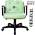 Cadeira Design Office Eames Signature Diretor Black com Rodinhas Anti Risco - Capa em Madeira - Verde Limão - Imagem 4