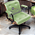 Cadeira Design Office Eames Signature Diretor Black com Rodinhas Anti Risco - Capa em Madeira - Verde Limão - Imagem 1