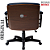 Cadeira Design Office Eames Signature Diretor Black com Rodinhas Anti Risco - Capa em Madeira - Azul Marinho - Imagem 5
