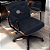 Cadeira Design Office Eames Signature Diretor Black com Rodinhas Anti Risco - Capa em Madeira - Azul Marinho - Imagem 1