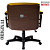Cadeira Design Office Eames Signature Diretor Black com Rodinhas Anti Risco - Capa em Madeira - Amarelo Mostarda - Imagem 5