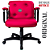 Cadeira Design Office Eames Signature Diretor Black com Rodinhas Anti Risco - Capa em Madeira - Rosa Pink - Imagem 4