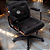 Cadeira Design Office Eames Signature Diretor Black com Rodinhas Anti Risco - Capa em Madeira - Preto - Imagem 1