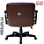 Cadeira Design Office Eames Signature Diretor Black com Rodinhas Anti Risco - Capa em Madeira - Roxo - Imagem 6