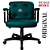 Cadeira Design Office Eames Signature Diretor Black com Rodinhas Anti Risco - Capa em Madeira - Verde - Imagem 4