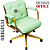 DUPLICADO - Cadeira Design Office Eames Signature Diretor Dourada com Rodinhas Anti Risco - Capa em Madeira - Verde Escuro - Imagem 4