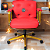 DUPLICADO - Cadeira Design Office Eames Signature Diretor Dourada com Rodinhas Anti Risco - Capa em Madeira - Amarelo Mostarda - Imagem 1