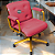 DUPLICADO - Cadeira Design Office Eames Signature Diretor Dourada com Rodinhas Anti Risco - Capa em Madeira - Amarelo Mostarda - Imagem 2