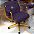 DUPLICADO - Cadeira Design Office Eames Signature Diretor Dourada com Rodinhas Anti Risco - Capa em Madeira - Preto - Imagem 2