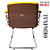 Cadeira Design Office Eames Signature Interlocutor Cromada- Capa em Madeira - Amarelo - Imagem 4