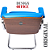 Cadeira Design Office Eames Signature Interlocutor Cromada- Capa em Madeira - Azul Bebê - Imagem 7