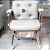 Cadeira Design Office Eames Signature Interlocutor Cromada- Capa em Madeira - Branco - Imagem 2