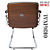 Cadeira Design Office Eames Signature Interlocutor Cromada- Capa em Madeira - Marrom Café - Imagem 4