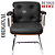 Cadeira Design Office Eames Signature Interlocutor Cromada- Capa em Madeira - Marrom Café - Imagem 6