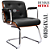 Cadeira Design Office Eames Signature Interlocutor Cromada- Capa em Madeira - Marrom Café - Imagem 3