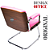 Cadeira Design Office Eames Signature Interlocutor Cromada- Capa em Madeira - Rosa Claro - Imagem 4